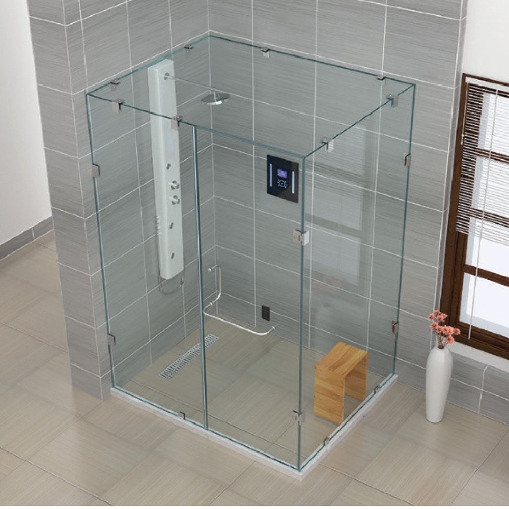 glass shower cubicle