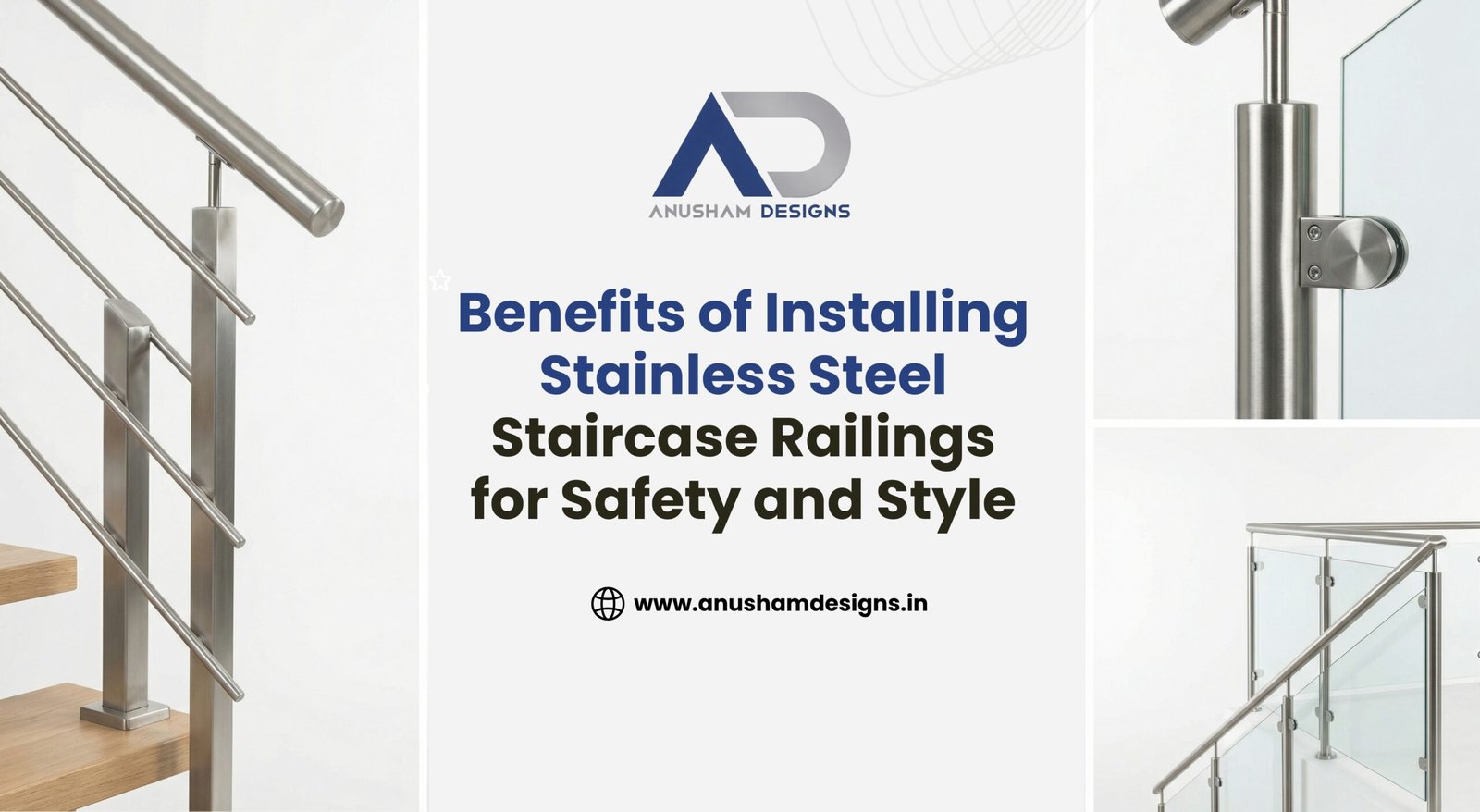 stainless steel staircase railing