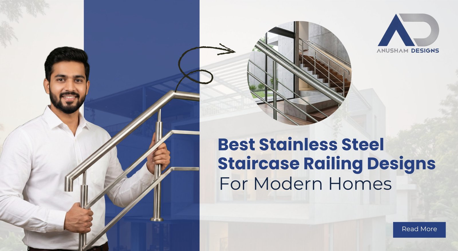 stainless steel staircase railing
