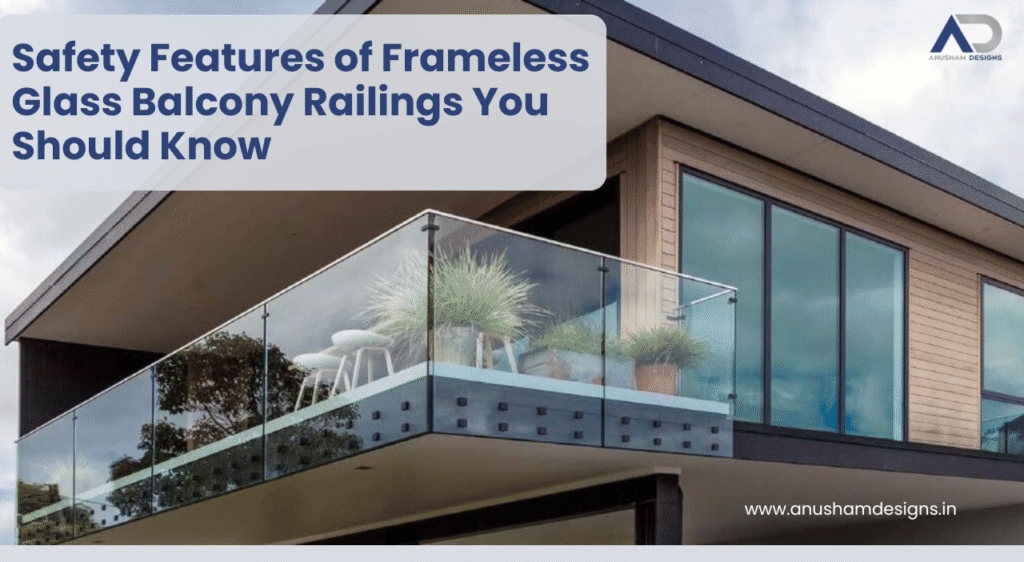 frameless glass balcony railing
