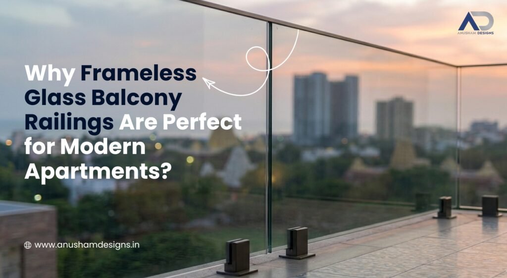 frameless glass balcony railing