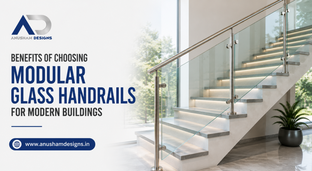 modular glass handrail services
