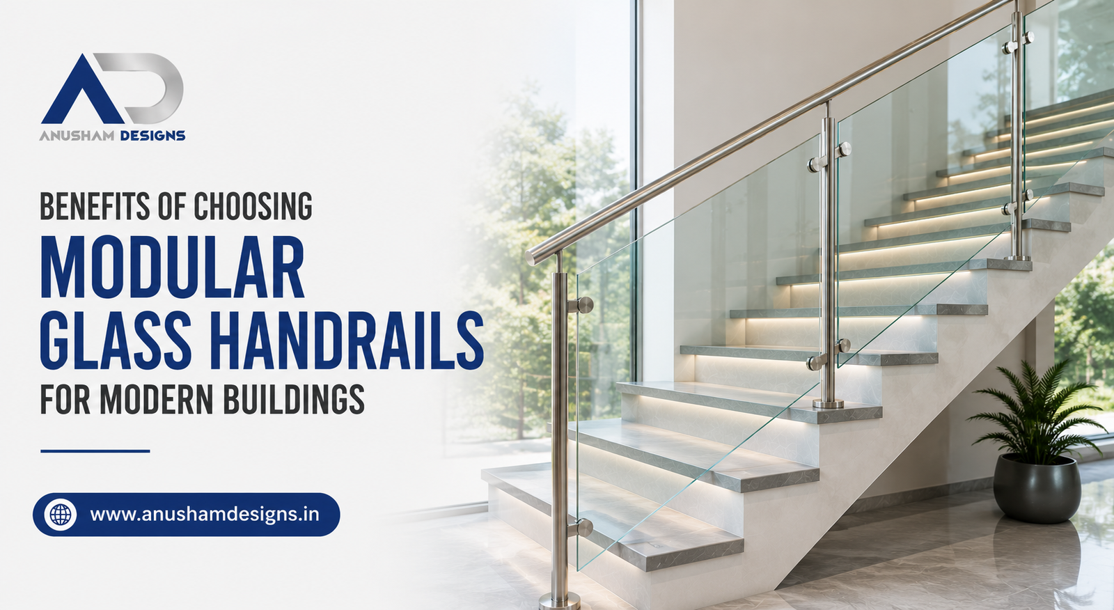 modular glass handrail services