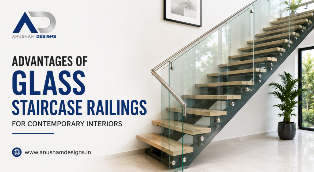 glass railings for staircase