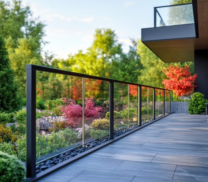 glass balcony railings